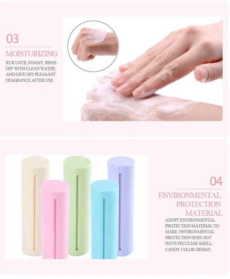 Portable soap roll