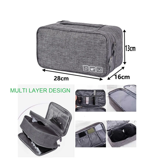 Multi-Layer Bra & Underwear Travel Storage Bag