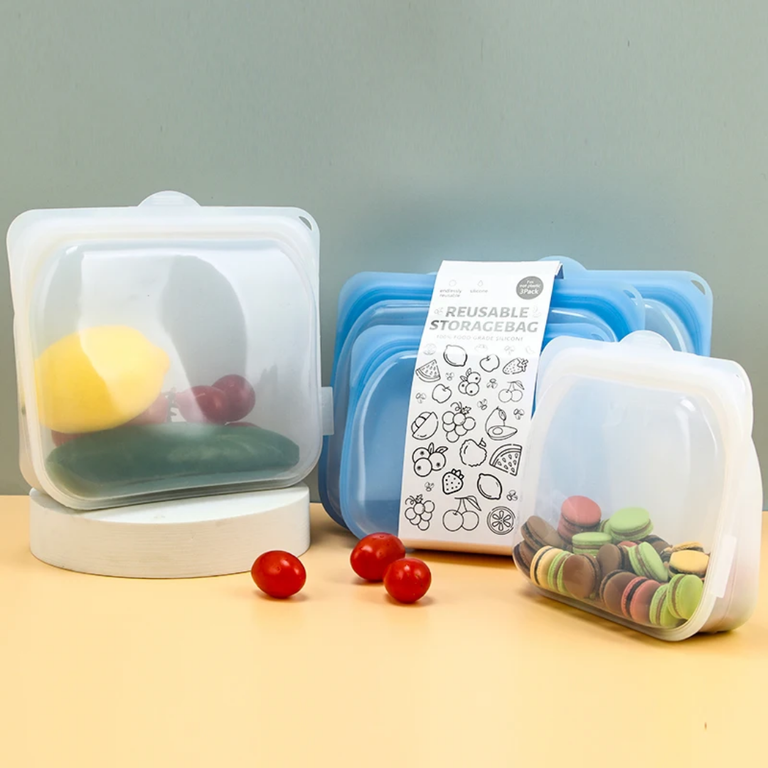 FDA Silicone Pouch Set