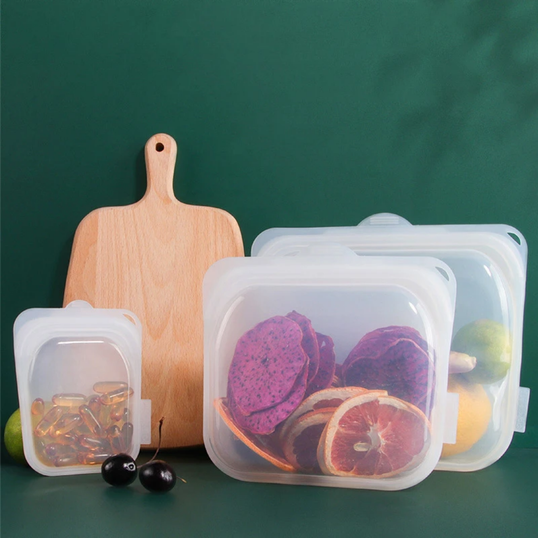 FDA Silicone Pouch Set