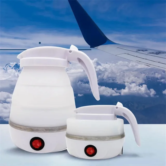 Collapsible Silicone Travel electric kettle (600-700ml)
