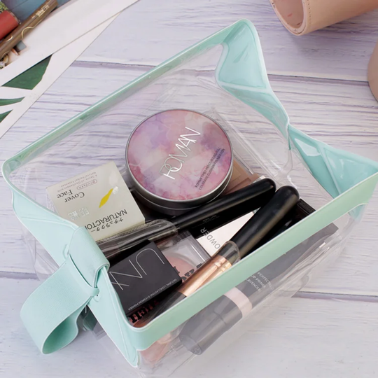 Transparent Travel Cosmetic Organizer – Waterproof Magnetic Pouch
