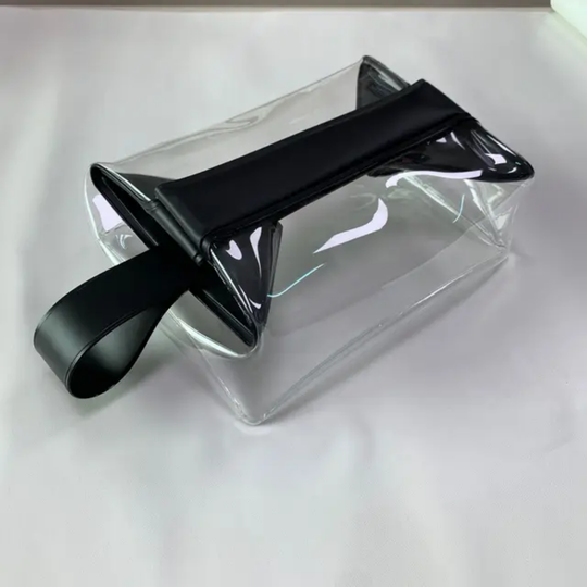 Transparent Travel Cosmetic Organizer – Waterproof Magnetic Pouch