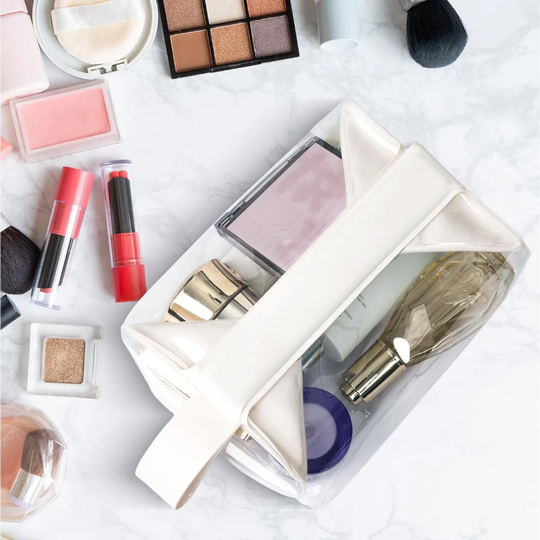 Transparent Travel Cosmetic Organizer – Waterproof Magnetic Pouch