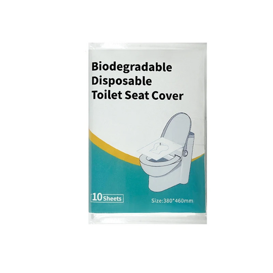 Set of 10 PCS Biodegradable Disposable Toilet Seat Covers