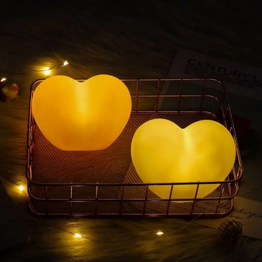 Heart 3D LED Night Light with a clear gift bag