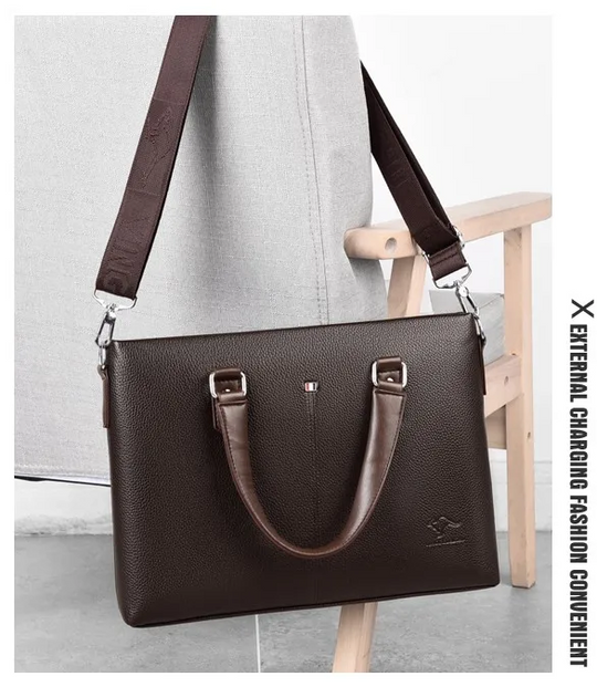 Leather Work & Travel Bag