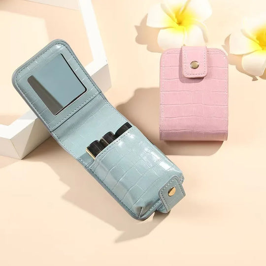 PU Lipstick & Essentials Holder