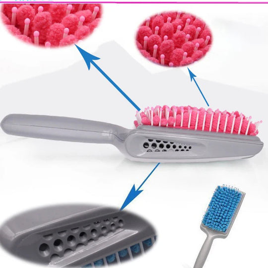 Soft Microfiber Anti-Dandruff Drying Paddle Brush