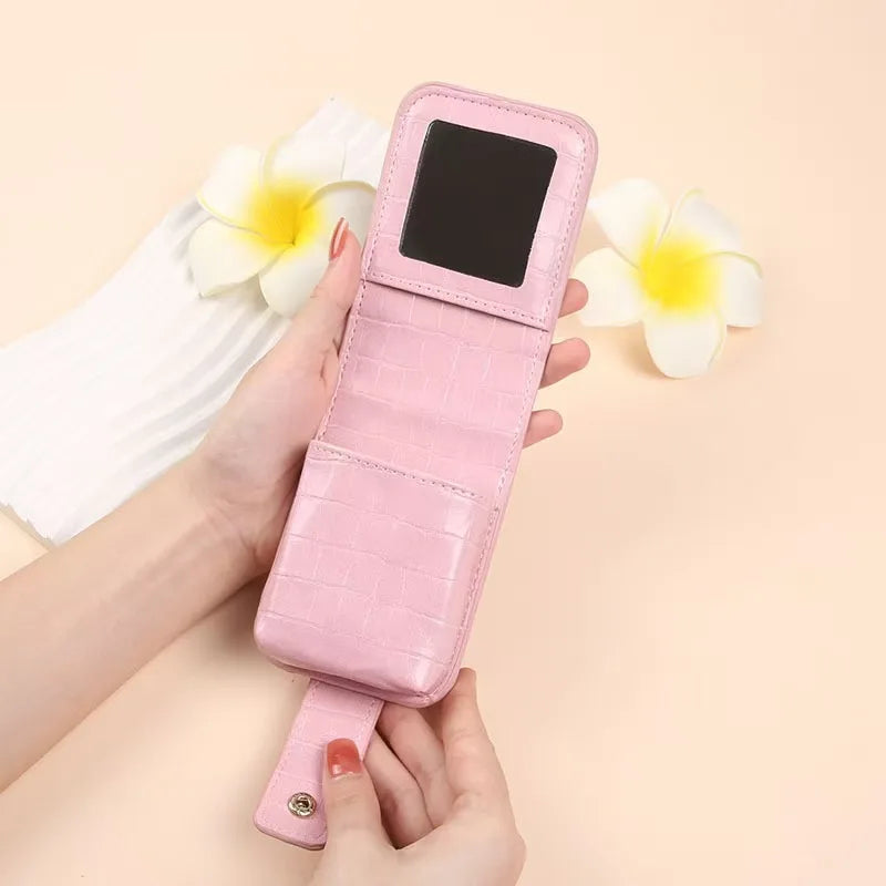 PU Lipstick & Essentials Holder