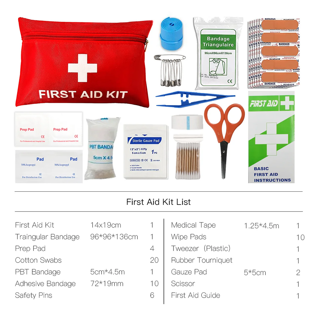 Mini First Aid Kit – 60 Pieces