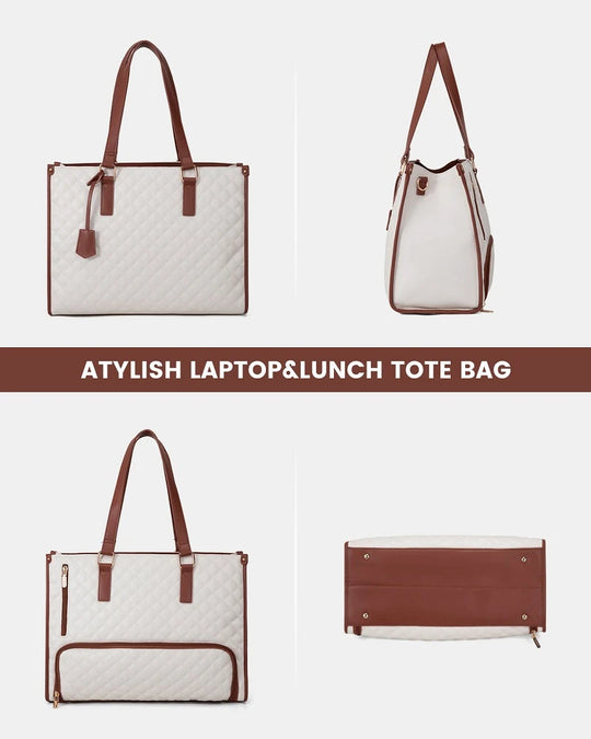Quilted Laptop & Insulated Lunch Cooler