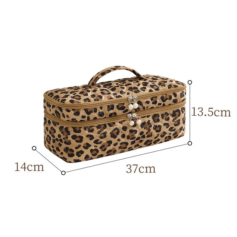 Double-Layer Travel Makeup & Toiletry Organizer
