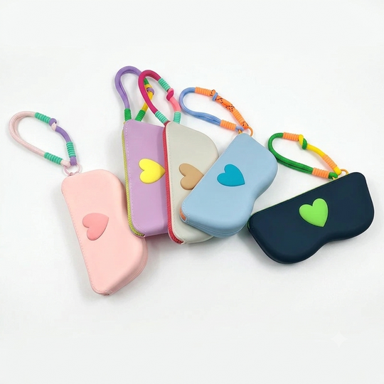 HeartGuard Silicone Sunglasses Case