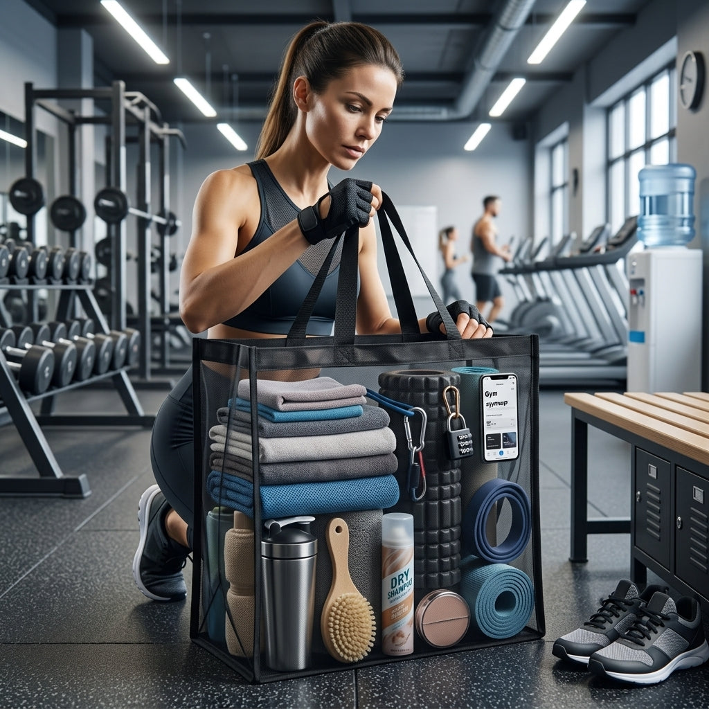 Extra Large Mesh Multi-Purpose Bag – Beach, Travel, Gym & Home Organizer