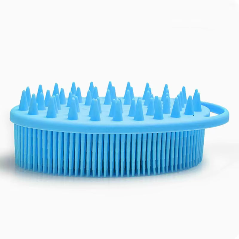 2 in 1 Anti-Bacterial Silicone Body & Hair Scrub Massage Brush
