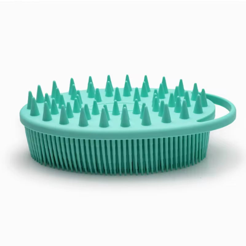 2 in 1 Anti-Bacterial Silicone Body & Hair Scrub Massage Brush