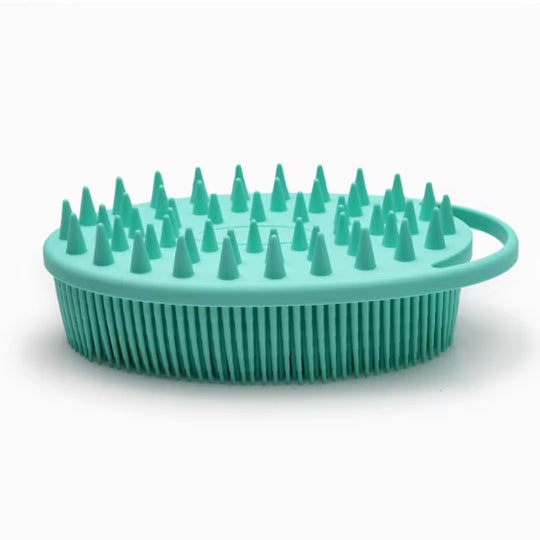 2 in 1 Anti-Bacterial Silicone Body & Hair Scrub Massage Brush