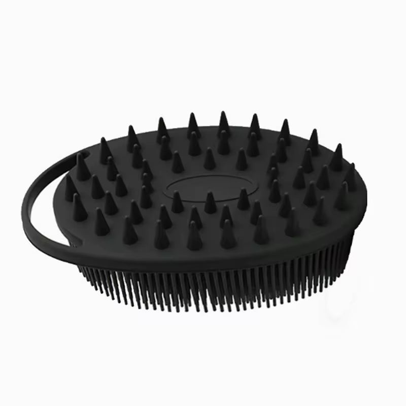 2 in 1 Anti-Bacterial Silicone Body & Hair Scrub Massage Brush