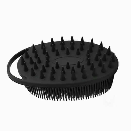 2 in 1 Anti-Bacterial Silicone Body & Hair Scrub Massage Brush