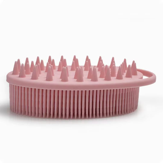 2 in 1 Anti-Bacterial Silicone Body & Hair Scrub Massage Brush