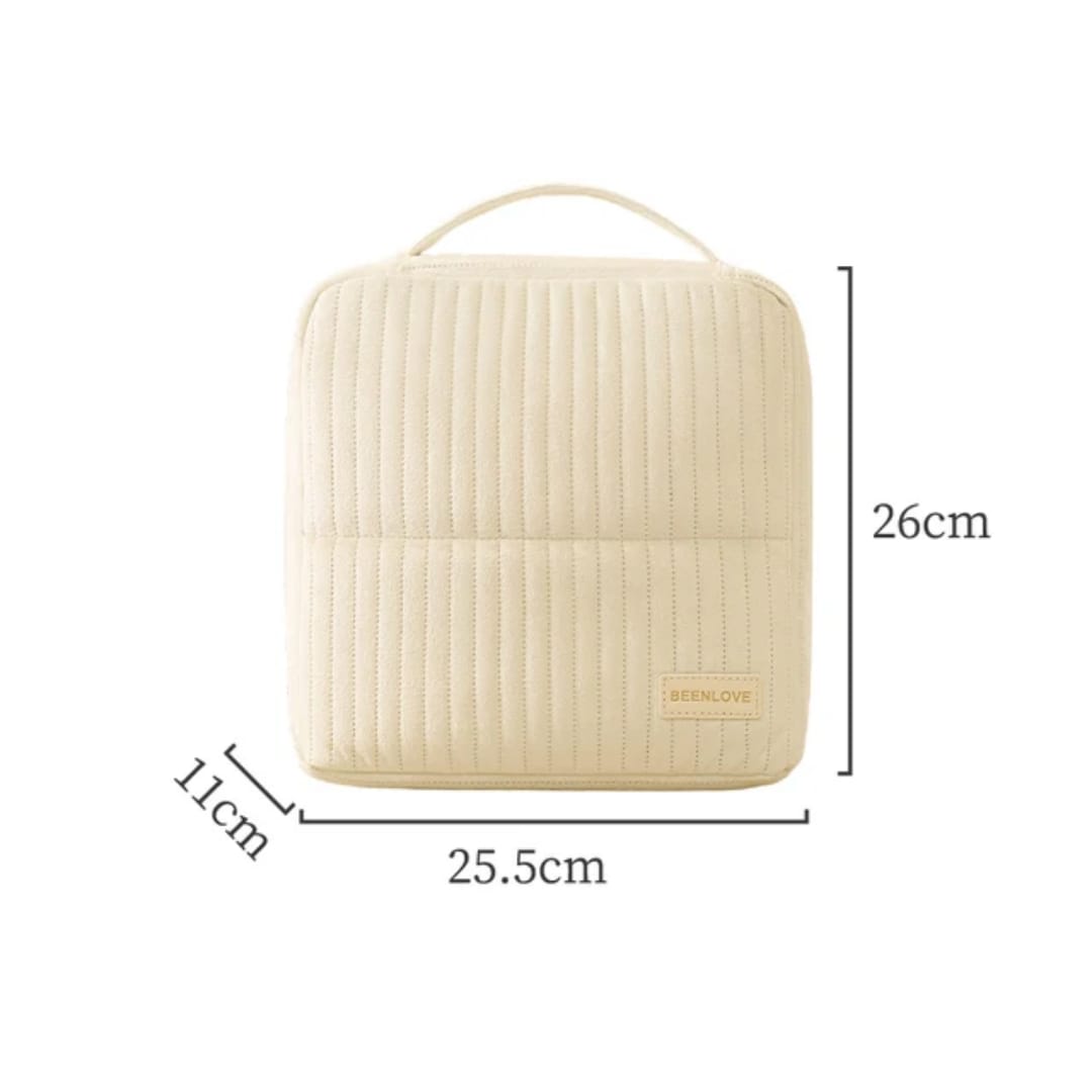 Velvet Cosmetic Organizer – Luxury Travel Makeup & Toiletry Bag