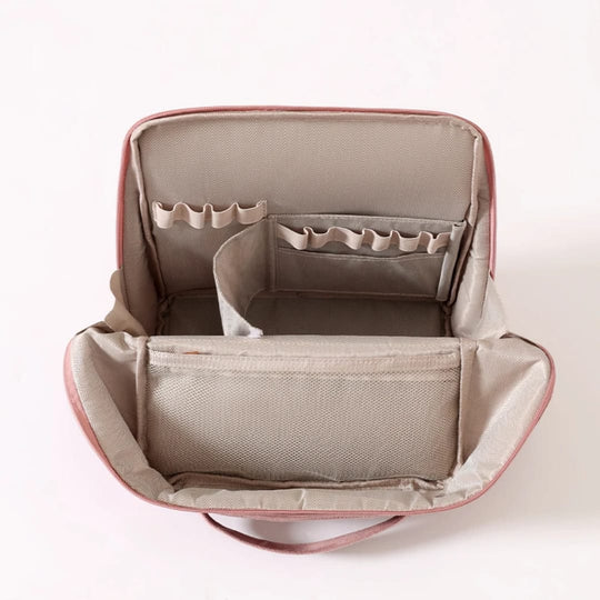 Velvet Cosmetic Organizer – Luxury Travel Makeup & Toiletry Bag