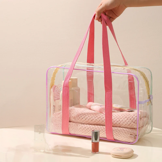 Clear Waterproof PVC Toiletry Bag