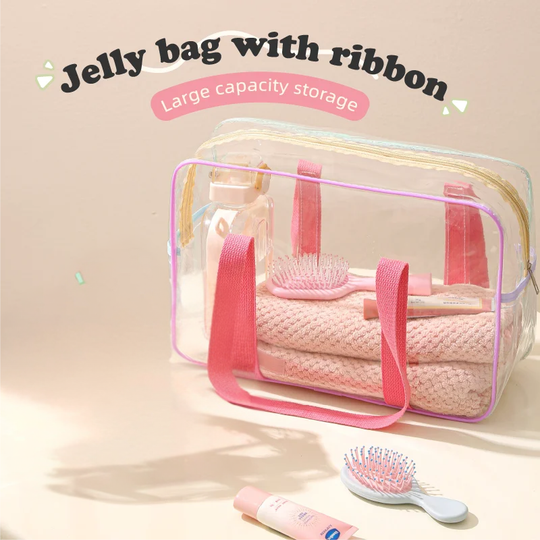 Clear Waterproof PVC Toiletry Bag