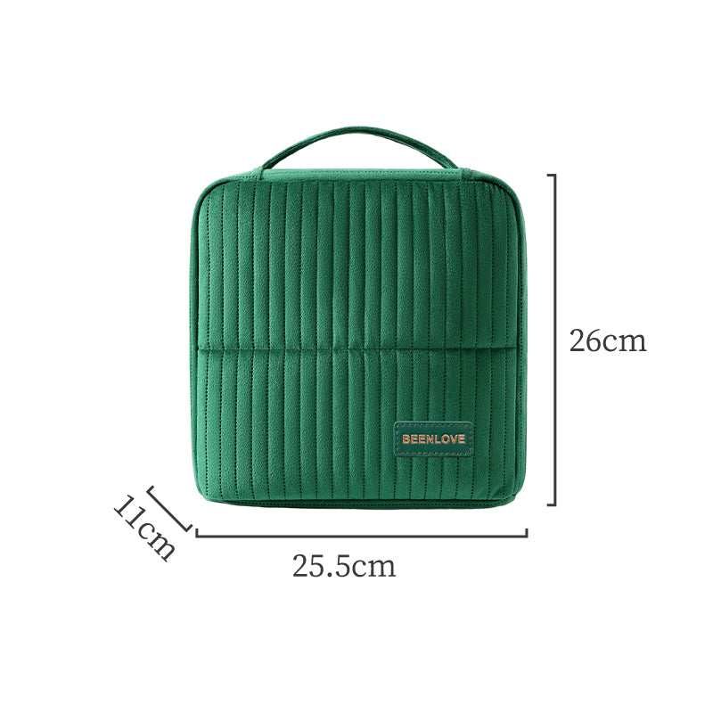 Velvet Cosmetic Organizer – Luxury Travel Makeup & Toiletry Bag