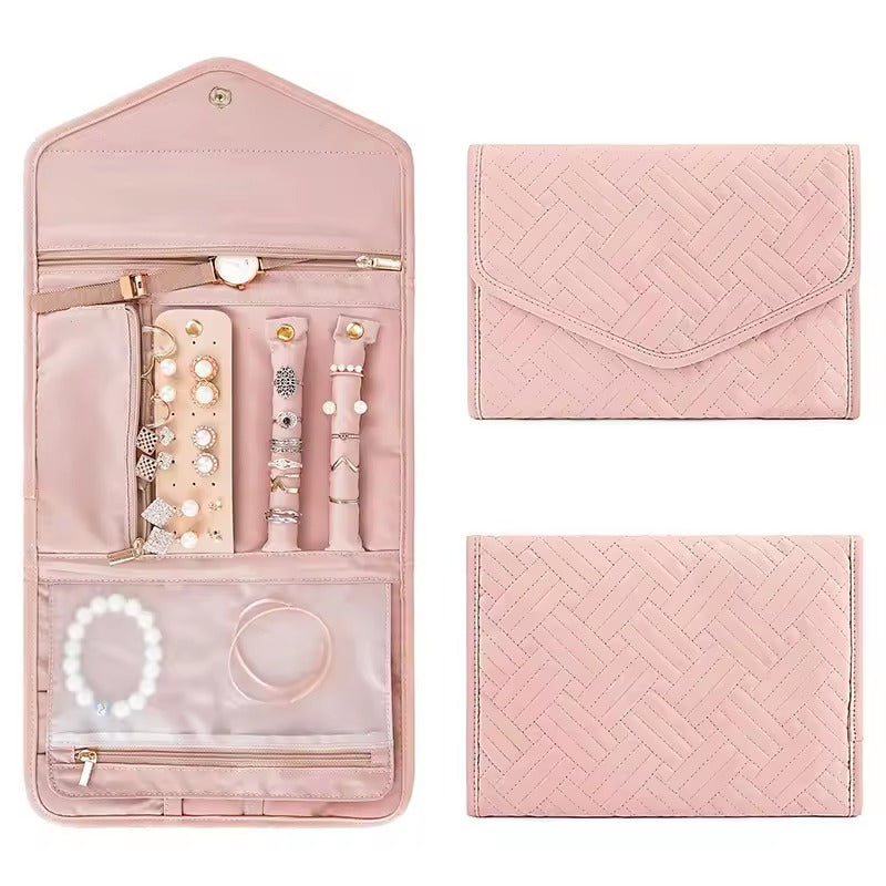 Travel jewelry organizing bag