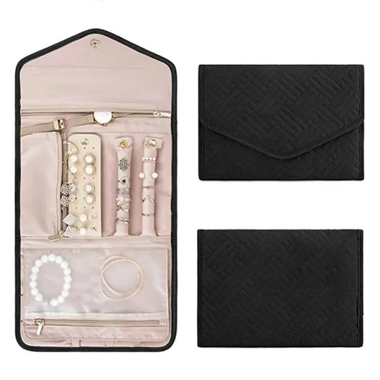 Travel jewelry organizing bag
