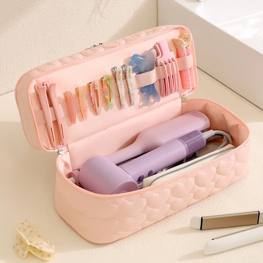 Double-Layer Travel Makeup & Toiletry Organizer