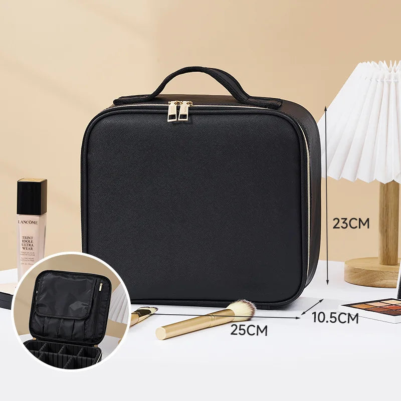 Makeup Organizer bag with Light and Mirror