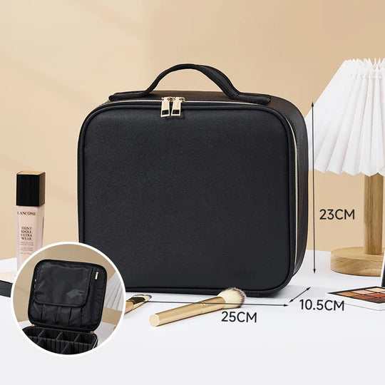 Makeup Organizer bag with Light and Mirror