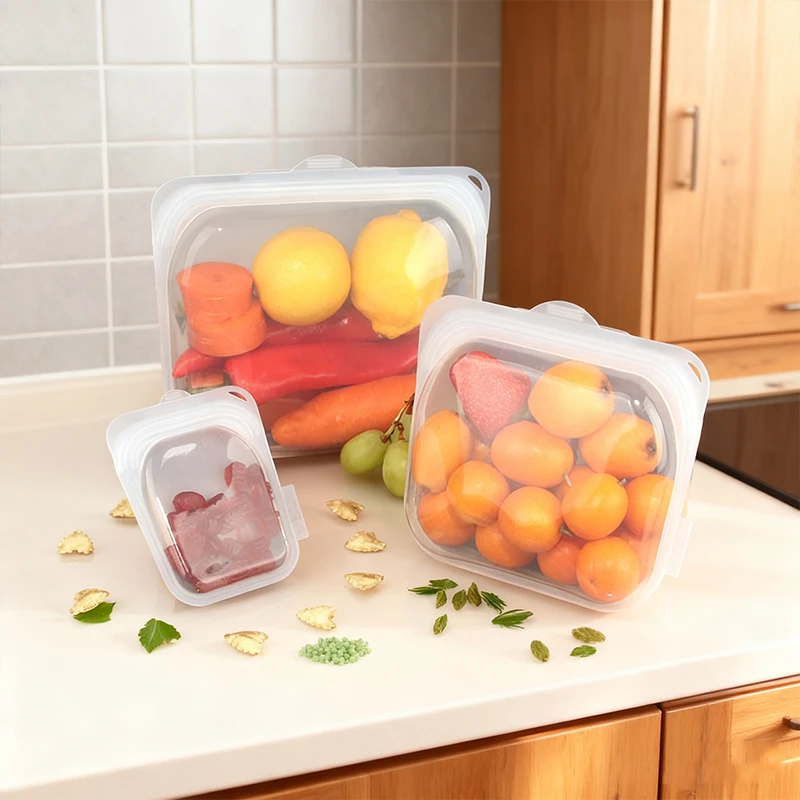 FDA Silicone Pouch Set