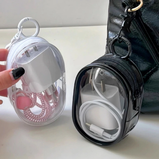 Transparent Cable Organizer Pouch