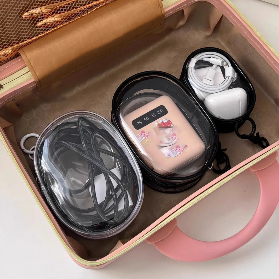 Transparent Cable Organizer Pouch