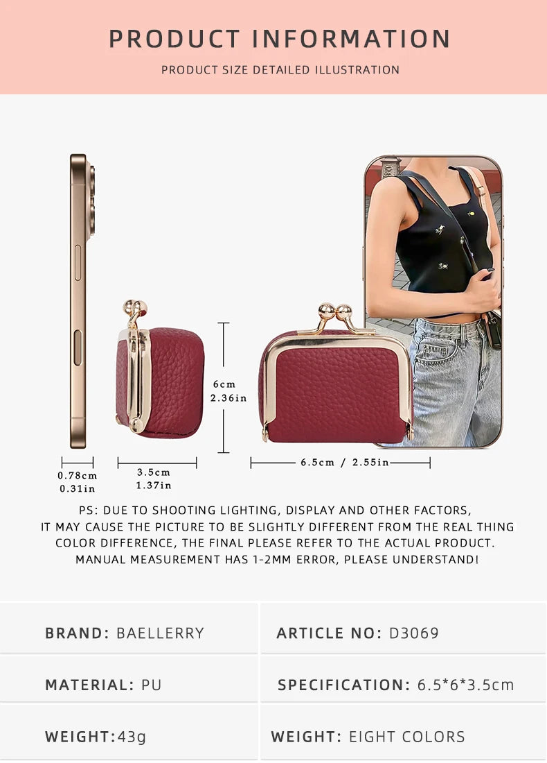 Mini Leather Jewelry & coin organizer