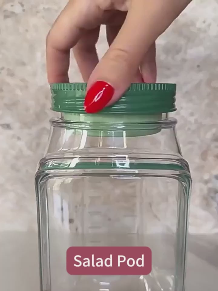 FreshPod – Leakproof Travel Salad Jar . Travel & Office Lunch Container