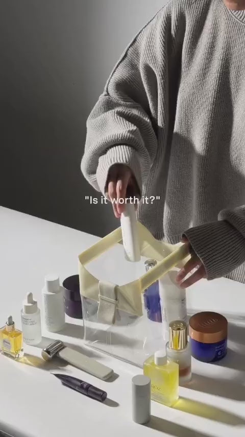 Transparent Travel Cosmetic Organizer – Waterproof Magnetic Pouch