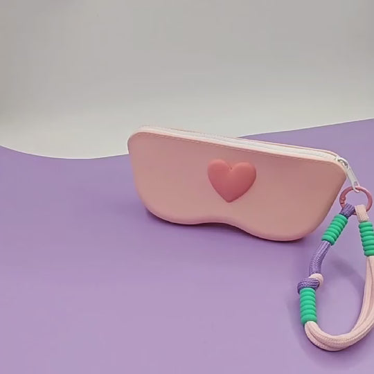HeartGuard Silicone Sunglasses Case