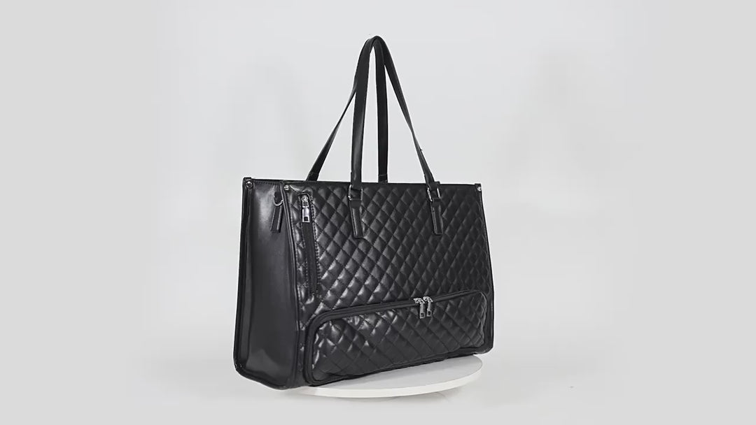 Quilted Laptop & Insulated Lunch Cooler