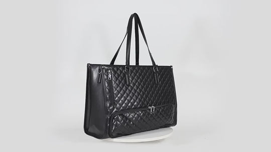 Quilted Laptop & Insulated Lunch Cooler