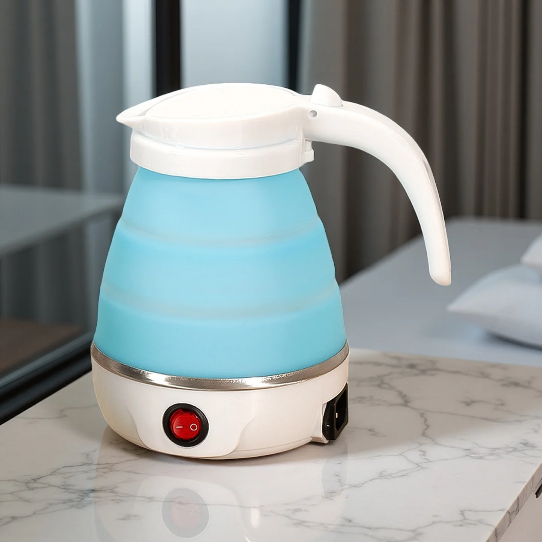Collapsible Silicone Travel electric kettle (600-700ml)