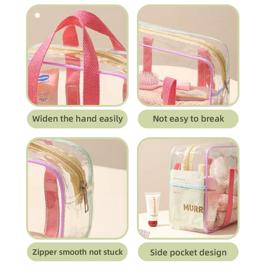 Clear Waterproof PVC Toiletry Bag