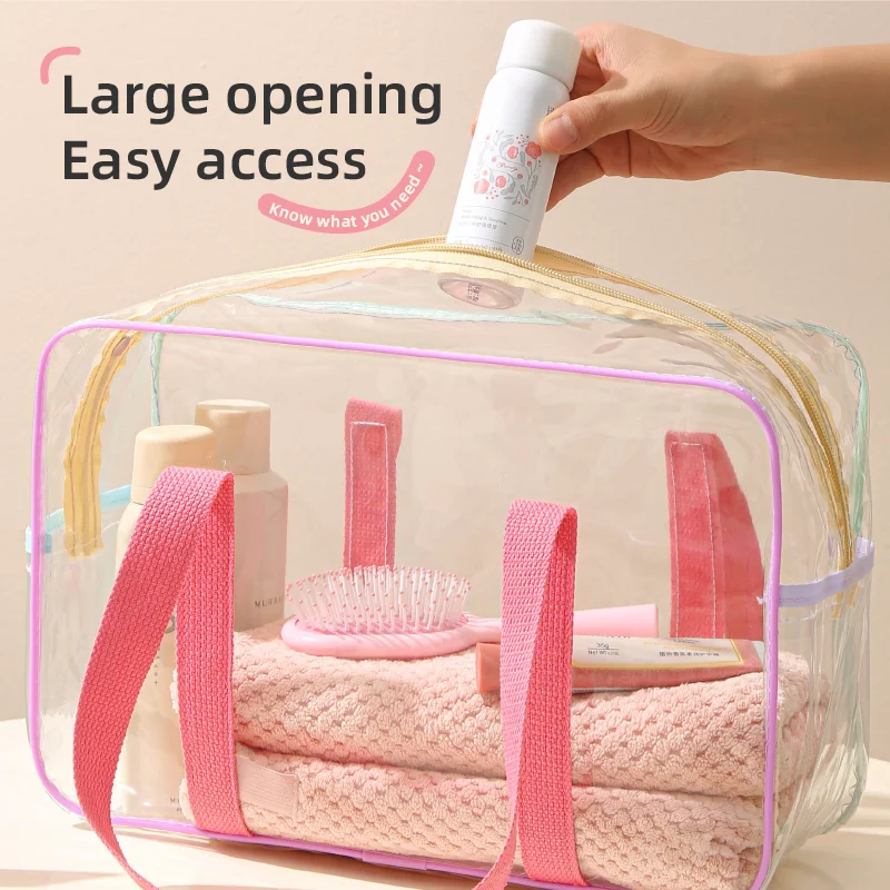 Clear Waterproof PVC Toiletry Bag