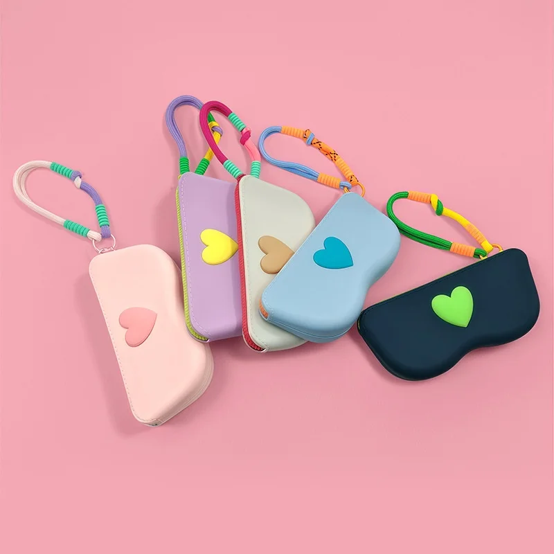 HeartGuard Silicone Sunglasses Case