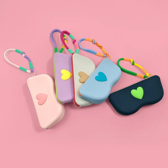HeartGuard Silicone Sunglasses Case