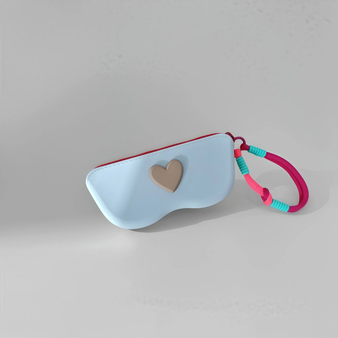 HeartGuard Silicone Sunglasses Case